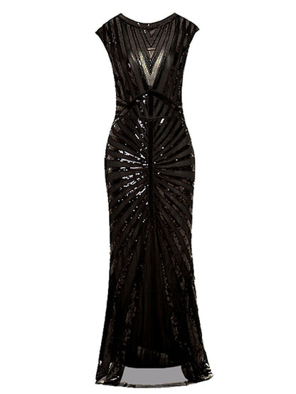 Women's Halloween Dress Prom Dress Party Dress Sequin Dress Long Dress Maxi Dress Silver Black Pink Sleeveless Pure Color Sequins Summer Spring Crew Neck Party Evening Party Vacation 2023 S M L XL 2XL