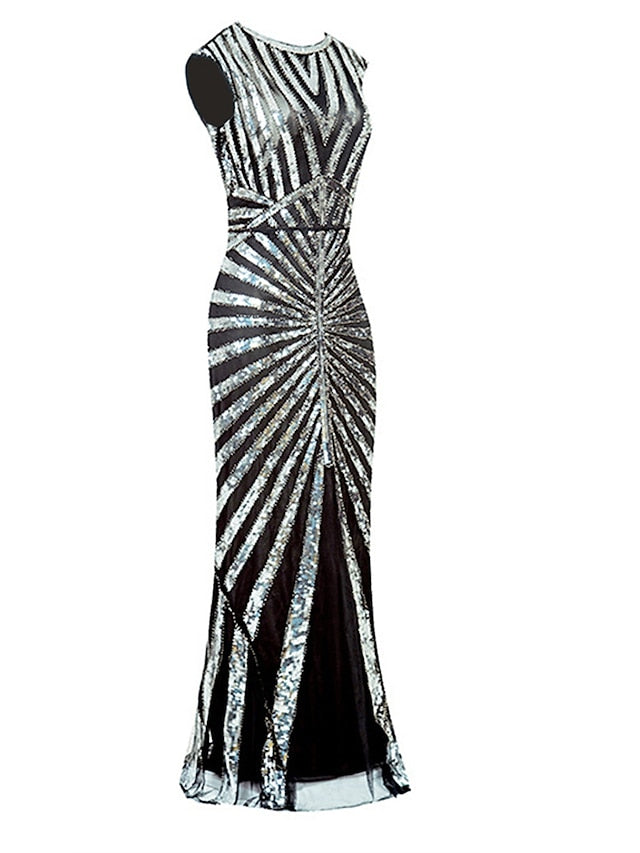 Women's Halloween Dress Prom Dress Party Dress Sequin Dress Long Dress Maxi Dress Silver Black Pink Sleeveless Pure Color Sequins Summer Spring Crew Neck Party Evening Party Vacation 2023 S M L XL 2XL