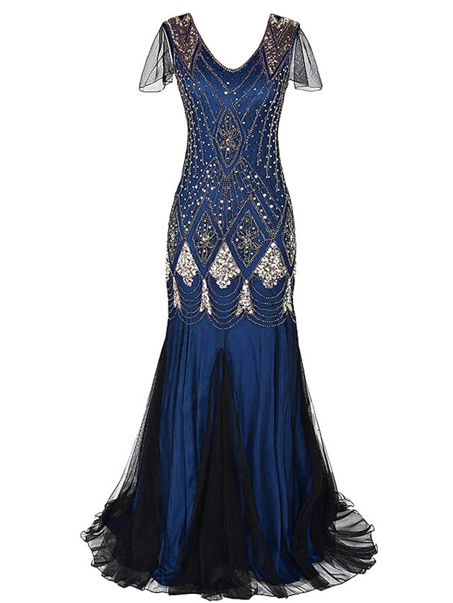Women's Halloween Dress Lace Dress Vintage Dress Long Dress Maxi Dress Black Burgundy Dark Green Sleeveless Plain Sequins Spring Fall Winter V Neck Fashion Evening Party 2023 S M L XL 2XL 3XL