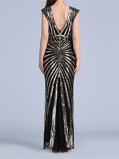 Women's Halloween Dress Prom Dress Party Dress Sequin Dress Long Dress Maxi Dress Silver Black Pink Sleeveless Pure Color Sequins Summer Spring Crew Neck Party Evening Party Vacation 2023 S M L XL 2XL