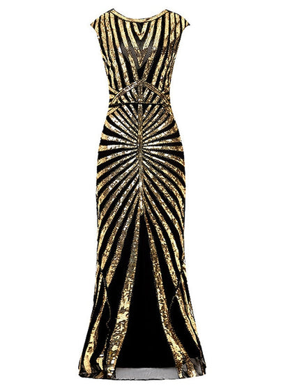 Women's Halloween Dress Prom Dress Party Dress Sequin Dress Long Dress Maxi Dress Silver Black Pink Sleeveless Pure Color Sequins Summer Spring Crew Neck Party Evening Party Vacation 2023 S M L XL 2XL