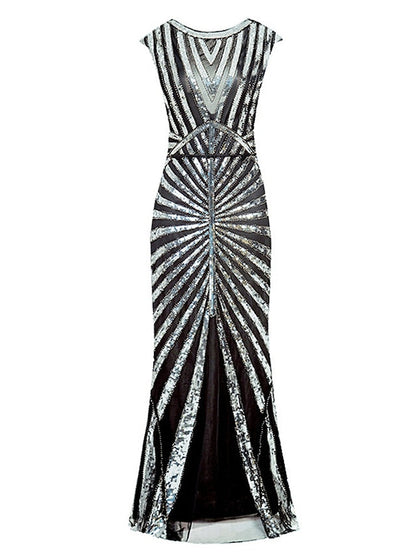 Women's Halloween Dress Prom Dress Party Dress Sequin Dress Long Dress Maxi Dress Silver Black Pink Sleeveless Pure Color Sequins Summer Spring Crew Neck Party Evening Party Vacation 2023 S M L XL 2XL
