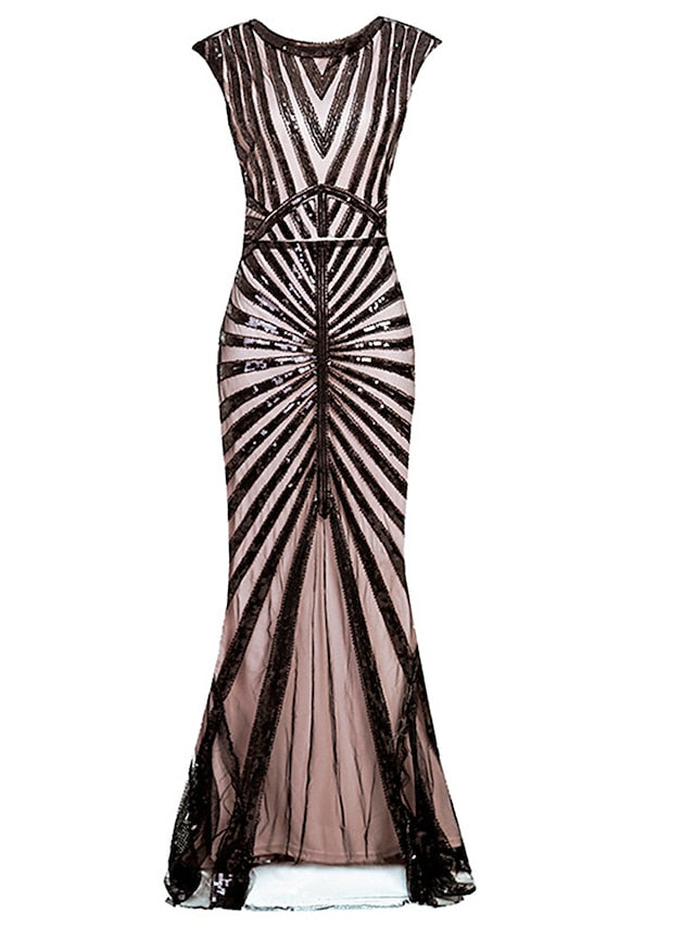Women's Halloween Dress Prom Dress Party Dress Sequin Dress Long Dress Maxi Dress Silver Black Pink Sleeveless Pure Color Sequins Summer Spring Crew Neck Party Evening Party Vacation 2023 S M L XL 2XL