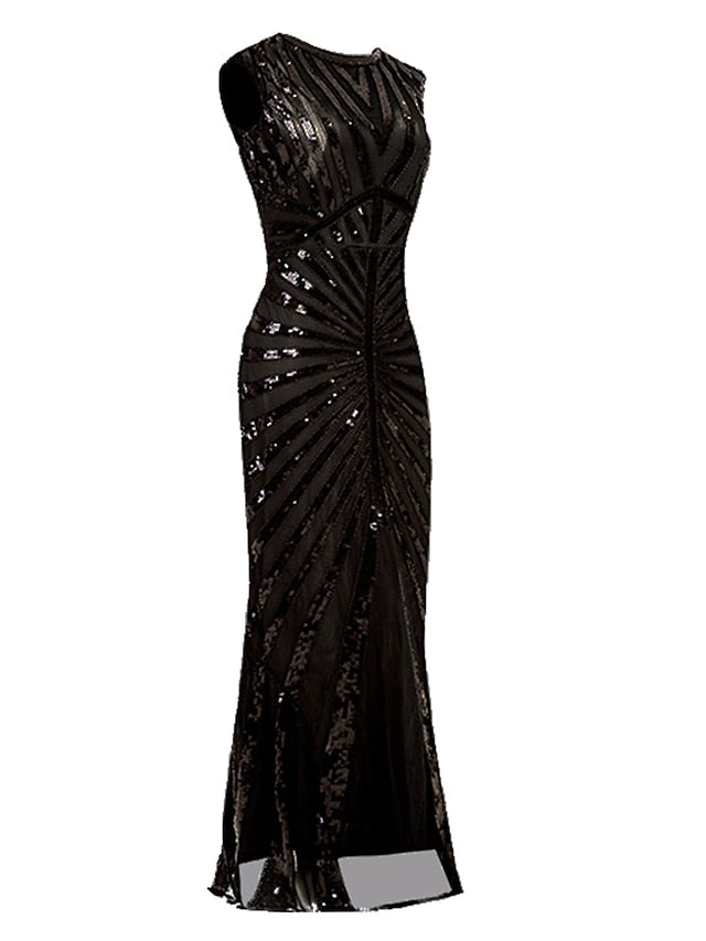 Women's Halloween Dress Prom Dress Party Dress Sequin Dress Long Dress Maxi Dress Silver Black Pink Sleeveless Pure Color Sequins Summer Spring Crew Neck Party Evening Party Vacation 2023 S M L XL 2XL