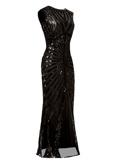 Women's Halloween Dress Prom Dress Party Dress Sequin Dress Long Dress Maxi Dress Silver Black Pink Sleeveless Pure Color Sequins Summer Spring Crew Neck Party Evening Party Vacation 2023 S M L XL 2XL